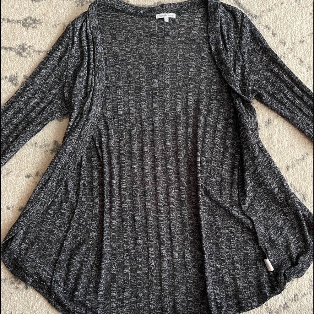 Black/ Grey Cardigan